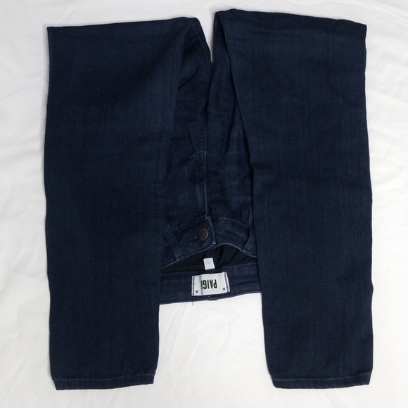 Paige Verdugo Ankle Dark Wash Skinny Jeans 26 - Picture 7 of 8